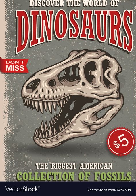 Dinosaurs Poster, Dinosaur Poster, Dinosaur Posters, Sketchbook Cover, Dinosaur Skeleton, Walt Disney Animation Studios, Hand Drawn Vector Illustrations, Dinosaur Art, Dinosaur Fossils