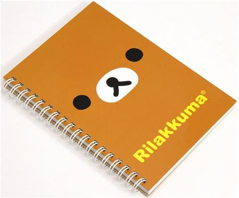 ring binder notebook Ring Binder Notebook, Rilakkuma Bear, Bear Ring, Binder Notebook, Memo Pads, Rilakkuma, Memo Pad, Ring Binder, Fabric Shop