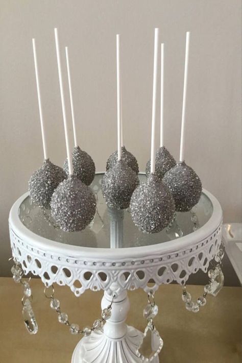 Disco Cake Pops, Disco Reception, Sprinkle Cake Pops, Glitter Cake Pops, Disco Cake, Land O Lakes Butter, Pink Cake Pops, 25th Wedding Anniversary Party, Cheer Banquet