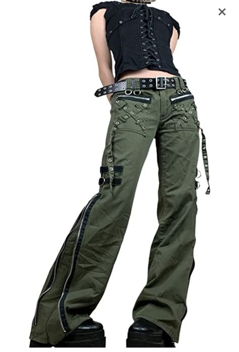 Pants Grunge, Vintage Kawaii, Y2k Cargo Pants, Cargo Pants Style, Estilo Harajuku, Harajuku Punk, Hip Hop Jeans, Baggy Sweatpants, Women Cargo Pants