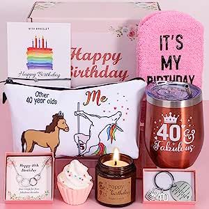 40th Birthday Gifts for Women, Funny 40th Birthday Hampers For Her Happy 40th Birthday Pamper Gifts Basket For Women, Female 40th Birthday Presents Gifts Ideas for Women Best Friend, Sister, Wife, Mum : Amazon.co.uk: Home & Kitchen 40th Birthday Basket, Female 40th Birthday, Gifts Ideas For Best Friend, 40 Year Old Women, 40th Birthday Presents, Funny 40th Birthday, Hampers For Her, 40th Birthday Gifts For Women, Birthday Basket