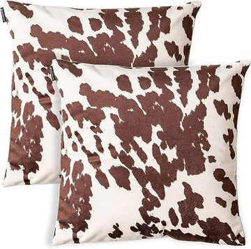 The Cottage at Chappell Hill ~ Amazon Farmhouse Chic Finds – The Cottage at Chappell Hill ~ Circa 1900 Cow Print Pillow, Farmhouse Western, Cowhide Pillow, Throw Pillow Set, Amazon Items, Cowhide Print, Soft Throw Pillows, Faux Cowhide, Cowhide Pillows