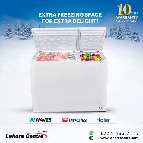 Best deep freezers now available in top brands. Extra freezing space for extra delight! Deep Freezer, Food Wastage, Breakfast Recipes Indian, Super Market, Freezer Burn, Electronic Shop, Upright Freezer, Recipes Indian, Chest Freezer