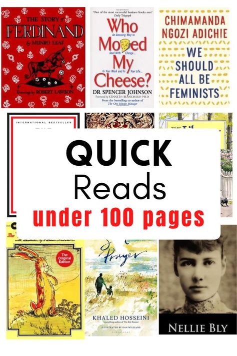 Want to finish a book in a day? Then grab these books including classics, non fiction, self-help, all books under 100 pages. The Velveteen Rabbit, Fiction Books To Read, Must Read Novels, Sophie Kinsella, Khaled Hosseini, Shirley Jackson, Velveteen Rabbit, Short Novels, Short Books