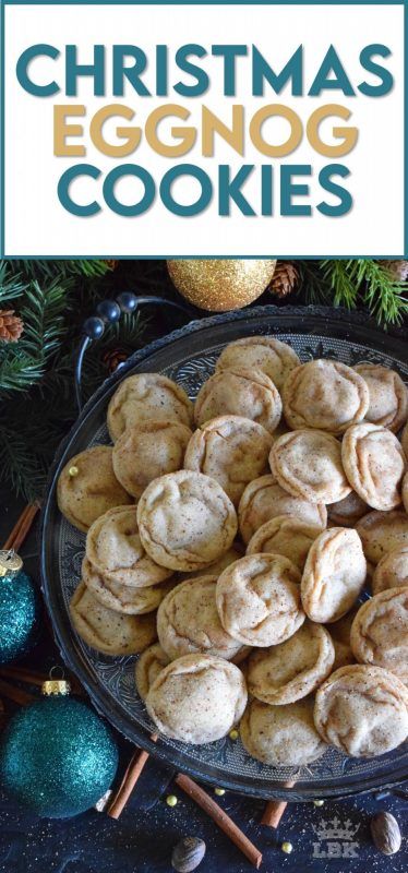 A soft, chewy cookie prepared with eggnog and rum. Christmas Eggnog Cookies are loaded with nutmeg too, which makes them taste extra eggnog-y! They aren't too pretty to look at, but they taste marvelous! #eggnog #cookies #christmas #holiday #baking Crispy Gingerbread Cookies, Christmas Eggnog, Condensed Milk Cookies, Eggnog Cookies, Cajun Food, Snowball Cookies, Egg Nog, Cajun Shrimp, Crinkle Cookies