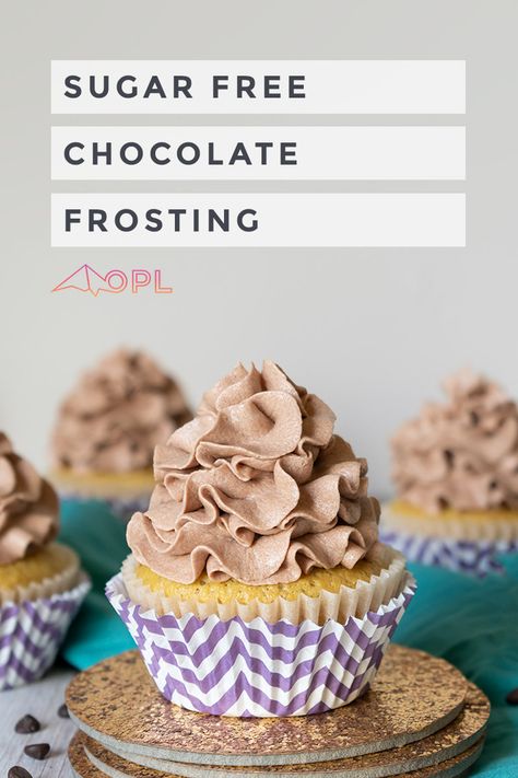 Sugar-free chocolate frosting recipe the whole family will love. Diabetic friendly and Keto approved chocolate frosting for dessert. Sugar Free Icing Recipe, Sugar Free Chocolate Frosting, Keto Chocolate Frosting, Sugar Free Frosting Recipe, Sugar Free Icing, Sugar Free Recipe, Chocolate Frosting Recipe, Sugar Free Frosting, Alternative Sweeteners