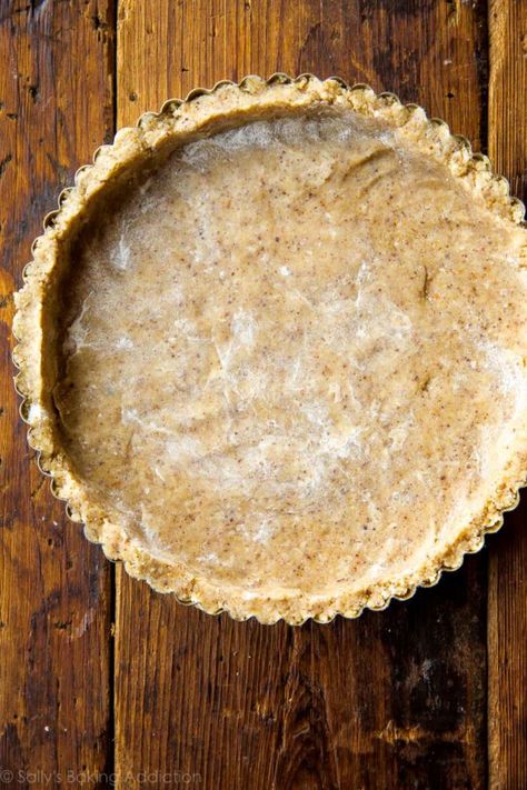 Shortbread Crust Pie, Pecan Shortbread Crust, Blueberry Tart Recipe, Pecan Tart, Nutella Snacks, Vegan Tarts, Pecan Shortbread, Tart Crust, Coconut Filling