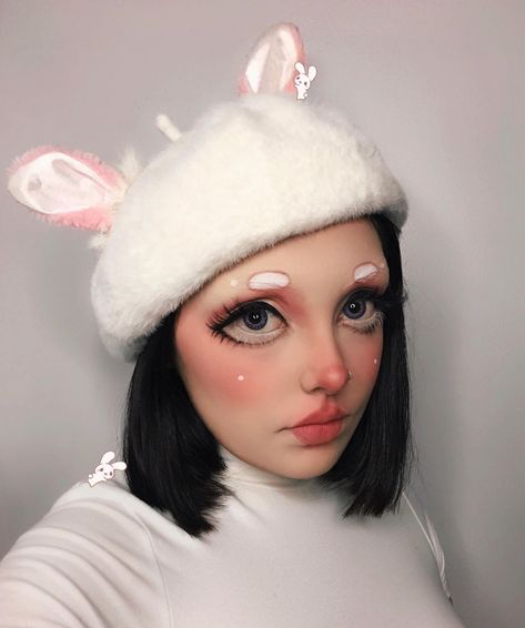 3,067 Me gusta, 39 comentarios - 𝖝𝖘𝖙𝖝𝖊𝖋𝖝 𝖒𝖆𝖐𝖊𝖚𝖕 (@xstxefx) en Instagram: "Hunny Bunny 🐰 happy easter! 🐣 Lashes: skygazer by @lunarangellashes use code STEF for 10% off 🐇…" Cute Bunny Makeup, Bunny Makeup Look, Dull Eyes, Bunny Makeup, Grey Jewelry, Grey Contacts, Hunny Bunny, Alt Makeup, Face Art Makeup