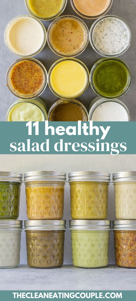 Healthy Avocado Dressing, Healthy Salad Dressings, Healthy Salad Dressing Recipes, Citrus Salad Dressing, Healthy Dressing Recipes, Healthy Ranch Dressing, Homemade Salad Dressing Healthy, Italian Dressing Recipes, Healthy Dressing