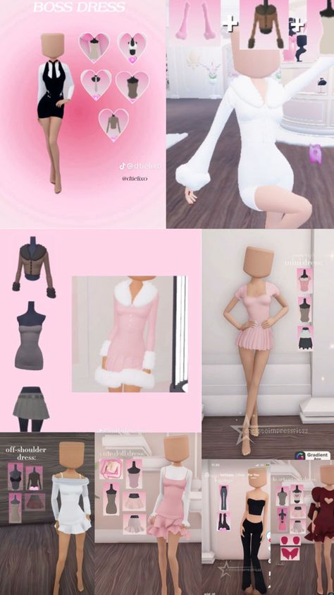 #dresstoimpress #hacks #dresstoimpresshacks Fancy Dress Code, Clothing Studio, Black Hair Roblox, Clothing Sketches, Hair And Makeup Tips, Baddie Outfits Ideas, Coding Clothes, Combo Dress, Sketches Simple