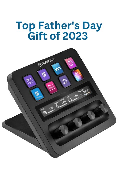 Elgato Stream Deck +, Audio Mixer, Production Console and Studio Controller for Content Creators, Streaming, Gaming, with Customizable Touch Strip dials and LCD Keys, Works with Mac and PC

Elgato Stream Deck + offers tactile control, customizable functions, multi-actions, supports powerful plugins and features drag and drop setup via its app. Key Lighting, Mac Pc, Keyboard Shortcuts, Content Creation, Content Creator, Audio Mixer, The Professional, Key, It Works