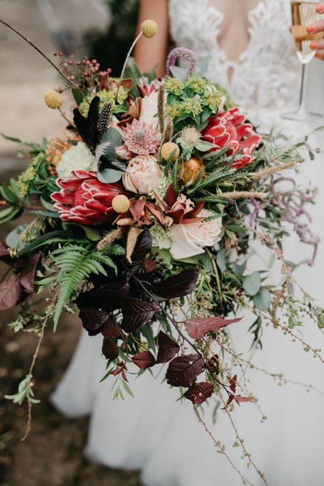 Australian Native Wedding, Wild Wedding Bouquet, Native Wedding, Julia Rose, Wildflower Wedding Bouquet, Flannel Flower, Australian Flowers, Australian Native Flowers, Polka Dot Wedding