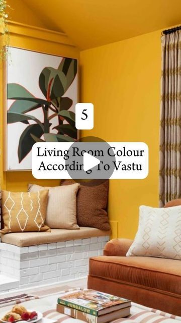 IRENIC ARCHITECTS & INTERIORS on Instagram: "🏡 Discover the perfect living room color according to vastu principles! 😌✨ Transform your space and attract positive energy. 💫 Ready to create harmony in your home?💫🎨 Don't forget to follow for more!   #vastucolors #positivevibesonly #homedecortips #positivevibes #homemakeover #moderninteriors #decorideas #luxury #viral #interiorcolor #designdeinteriores #luxuryhomes #interiör #interiør #luxurylifestyle #instagram #instadaily #worklove #designer #trending #livingroomstyle #trendingreel #reel  [best interior designer, best architecture In Thane,Mumbai,bungalow interior designer,commercial architect firm,bedroom interior designer,home interior,interior design tips, kids bedroom ideas, colorful bedroom design,Living Room Color According to Vas Vastu Colours For Home, Vastu Bedroom, Vastu Colours, Vastu For Bedroom, Living Room Vastu Tips, Colorful Bedroom Design, Bungalow Interior, Interior Design Color, Perfect Living Room