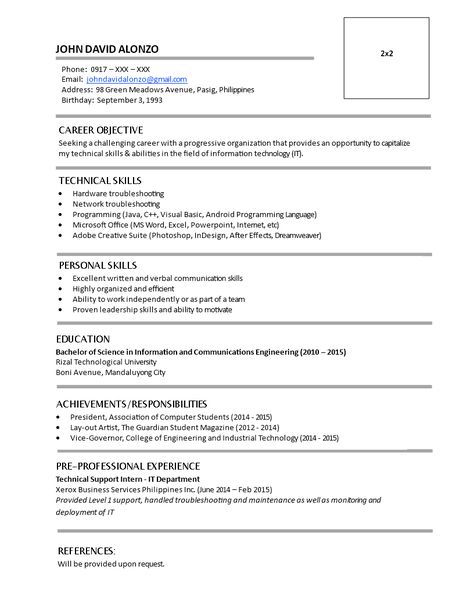 Job Resume Examples No Experience, Resume Experience Example, Resume For New Graduate, Cv Without Work Experience, Cv Template For Fresh Graduate, Making A Resume With No Experience, Accountant Resume Template, Student Resume Template No Experience, Resume For No Work Experience