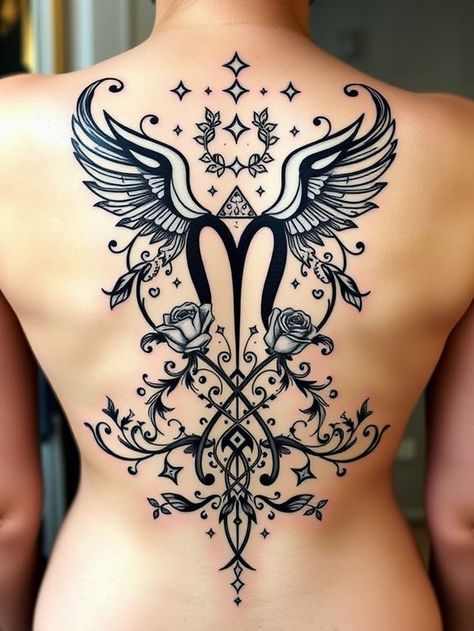 Virgo Gemini Tattoo, Virgo Spine Tattoo, Virgo Back Tattoo, Virgo Tattoo Goddesses, Virgo Tattoo Ideas, Minimalist Symbols, Virgo Tattoo, Gemini Tattoo, Gemini And Virgo