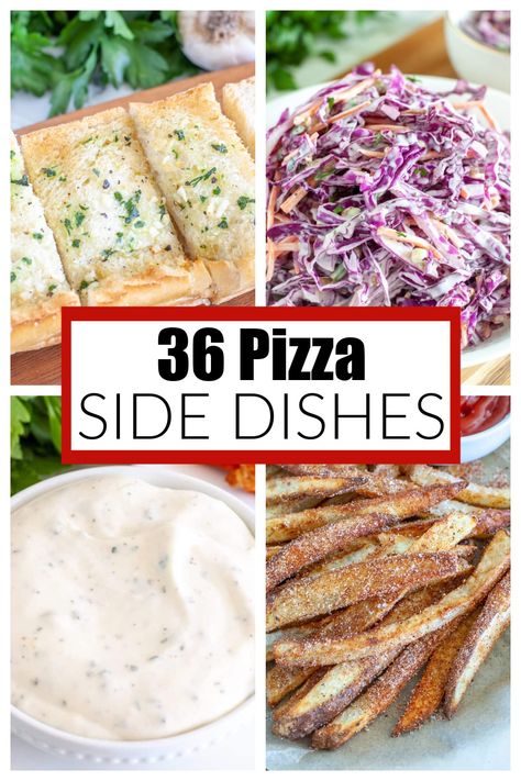 Sides With Pizza, What To Serve With Pizza, Pizza Side Dishes, Pizza Sides, Delicious Side Dishes, Recipes Using Ground Beef, Slice Of Pizza, Yummy Salad Recipes, Specialty Foods