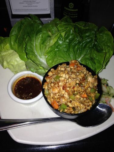 Chicken and Shrimp Lettuce Wraps from Kona Grill. Anali Martinez from The Nueva Latina reviews Kona Grill at The Domain in Austin, TX. Kona Grill Lettuce Wraps Recipe, Kona Grill, Shrimp Lettuce Wraps, Shrimp Wraps, Lettuce Wraps Recipe, Chicken Lettuce Wraps Recipe, Busy Kitchen, Sushi Night, Lettuce Wrap Recipes