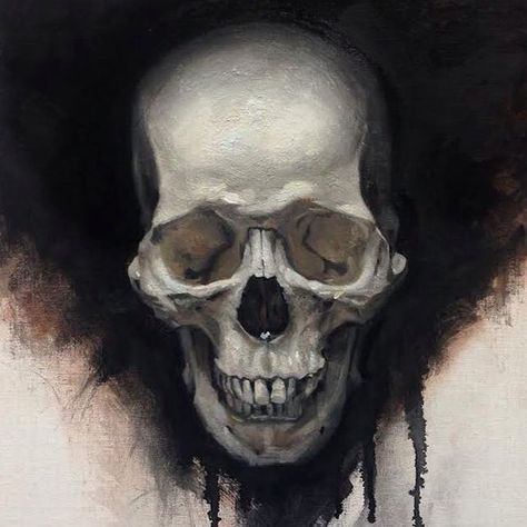 Skulls Painting, Painting Skulls, Direct Painting, Skull Anatomy, Skull Reference, Skulls Drawing, Skull Illustration, Skull Painting, Skeleton Art