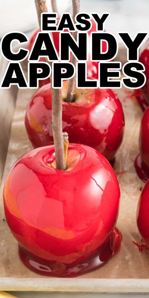 Colorful Candy Apples, Easy Candy Apples, Make Candy Apples, Candied Apples Slices, Candy Apples Diy, Colored Candy Apples, Cooked Fruit, Halloween Candy Apples, Candied Apples