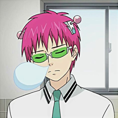 Saiki Kusuo, Aesthetic Japan, All Anime, Instagram Aesthetic, Anime Shows, Me Me Me Anime, Pink Hair, Fun Games, Group Chat