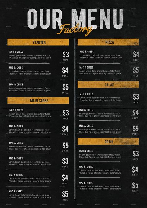 Menu Poster Design, Menu Poster, Cafe Menu Design, Restaurant Social Media, Burger Menu, Graphic Animation, Professional Brochure, Corporate Brochure Design, Gourmet Burgers