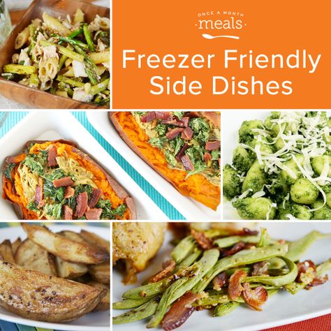 Freezer Friendly Side Dishes Freeze Ahead Meals, Chicken Freezer Meals, Best Thanksgiving Side Dishes, Freezer Dinners, Slow Cooker Freezer Meals, Freezer Friendly Meals, Freezable Meals, Freezer Meal Planning, Custom Menu