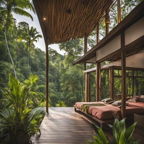 NA Jungle Houses, Jungle Aesthetic, Jungle House, Ancient Trees, Eco Travel, Tropical Escape, Ancient Tree, Wild Adventures, In The Jungle