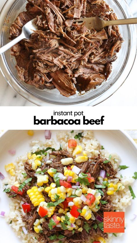 Instant Pot Barbacoa Beef (Pressure Cooker) Best Barbacoa Recipe, Spicy Shredded Beef, Instant Pot Barbacoa Beef, Instant Pot Barbacoa, Barbacoa Recipe, Frozen Beef, Pulled Beef, Beef Kabobs, Barbacoa Beef