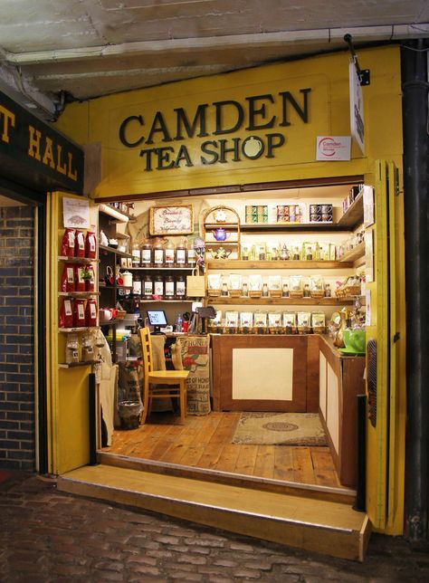 Small Tea Stall Design, Pop Up Tea Shop, Mobile Tea Shop, Tea Store Design, House Moodboard, Tea Boutique, Farm Road, Camden Market, Camden Markets