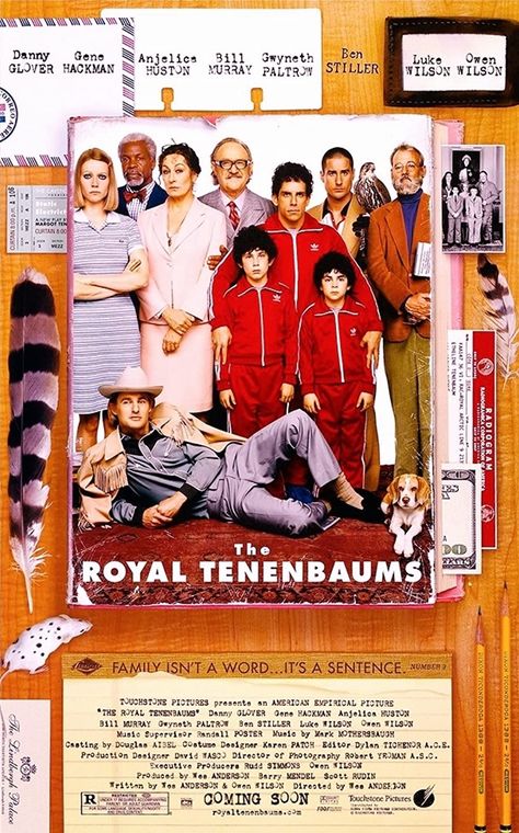 Directed By Wes Anderson, Drama Films, Gene Hackman, Royal Tenenbaums, Danny Glover, Wes Anderson Movies, Wes Anderson Films, Film Dvd, Ben Stiller