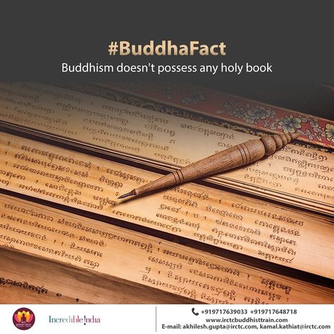 In #Buddhism, there is no single holy book. Extensive #Buddhist scriptures have been preserved in many Asian languages. #BuddhaFact Asian Languages, Buddhist Scriptures, Incredible India, School Projects, Buddhism, Books