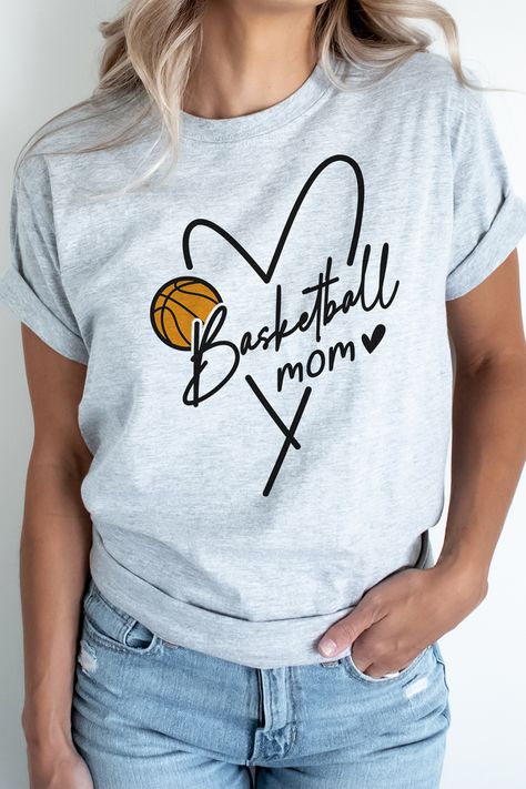 Basketball Shirt Designs, Basketball Mom Svg, Basketball Mom Shirts, Sports Mom Shirts, Basketball Tees, Basketball T Shirt, Sport Shirts, Cute Shirt Designs, Basketball Mom