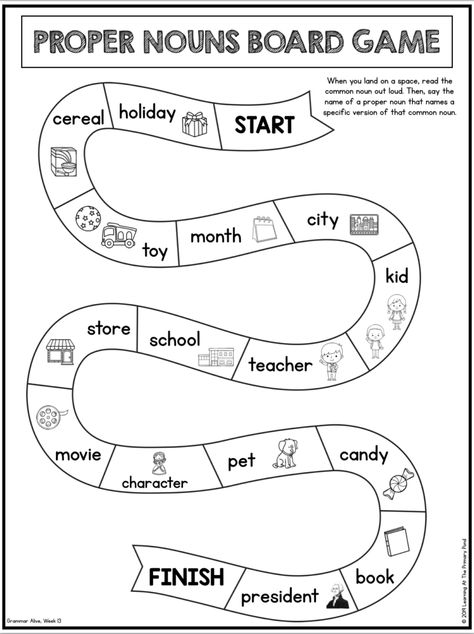 Grammar Nouns Activities, Nouns Activities For First Grade, Common Nouns Activities, Common Nouns And Proper Nouns, Nouns Lesson Plan, Proper Nouns Activity, Nouns First Grade, Noun Activities, Nouns Lesson