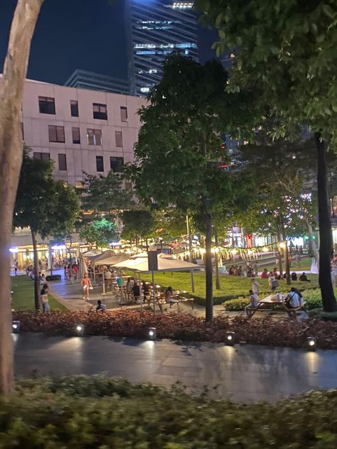 Bonifacio high street, bonifacio global city, bgc, night walks, lamps, lights, stroll, trees, moonlight Xylo In Bgc, Bgc Taguig Night, Bgc Night, Cornelia Street, Fake Friend, Bonifacio Global City, Fake Friend Quotes, Night Walks, Korean Photo