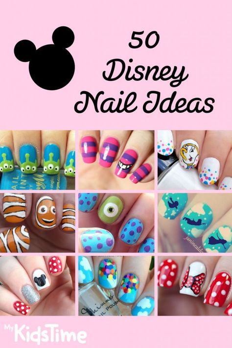 Disney nail ideas #disney #disneynailart #disneynails #nailart Disney Nail Ideas, Meme Disney, Disney Manicure, Disney Nail Art, Disneyland Nails, Disney Nail Designs, Disney Acrylic Nails, Disney Nail, Kutek Disney