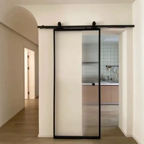 Sliding Door Design Glass Aluminum, Sliding Door Indoor, Glass Partition Sliding Door, Kitchen Glass Sliding Door, Rimadesio Sliding Door, Sliding Glass Wall, Glass Sliding Doors Interior Kitchens, Kitchen Sliding Glass Door, Slide Door Kitchen