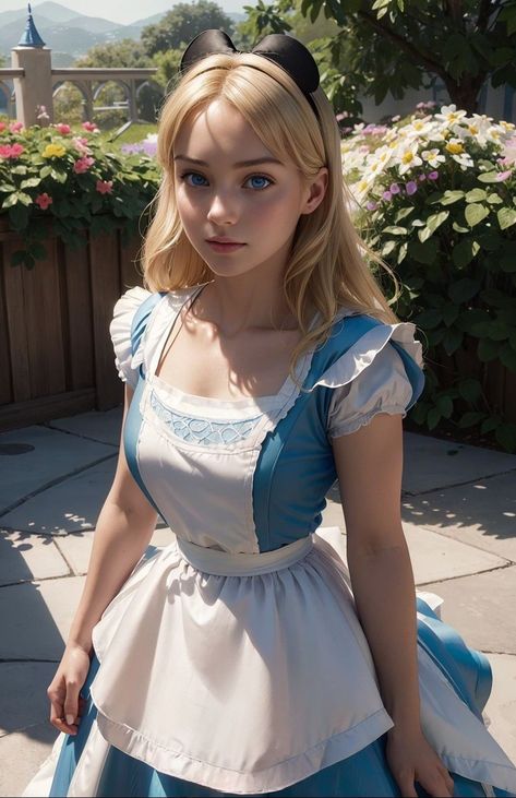 Alice in Wonderland by MySmartArts Alice In Wonderland Outfit, Powder Blue Dress, Cinderella Cosplay, Alice Costume, Alice Cosplay, Alice In Wonderland Illustrations, Alice In Wonderland Dress, Classy Halloween Costumes, Adam Hughes