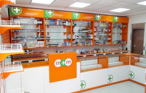 Pharmacy Store Front Design, Pharmacy Store Design, Pharmacy Counter Design, Pharmacy Store Design Interiors, Pharmacy Counter, Modern Pharmacy, Mobile Shop Design, Pharmacy Decor, Store Shelves Design