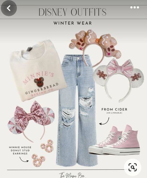 Disneyworld December Outfit, Florida Outfits December, Pink Disney Outfit Winter, Winter Disney World Outfits Women, Disney World Christmas Outfit For Women, Disney Christmas Party Outfit Ideas, Disney Outfits In December, Disney Outfits Cold Weather, Disneyland Paris Christmas Outfit