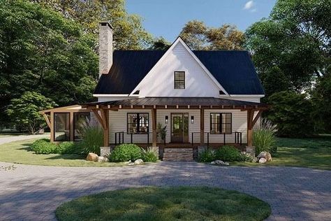 America's Best House Plans on Instagram: "A charming, Craftsman design, Plan 8687-00015 has 2,764 sq. ft., 4 bedrooms, 3.5 bathrooms, a breakfast nook, a large primary bath, a terrace, a kitchen island, and a 2-car garage. Explore more about this Craftsman house plan on our website. Just click the link in our bio. Tag someone that would love to build this house plan. #craftsman #craftsmanstyle #craftsmanhomes #craftsmanhouses #craftsmanhouseplans #houseplans #homesplans #homesweethome #abh Southern House Plan, Southern House, Southern Design, Cottage Plan, American Home, Coastal Farmhouse, Cottage House Plans, Bedroom House Plans, Best House Plans