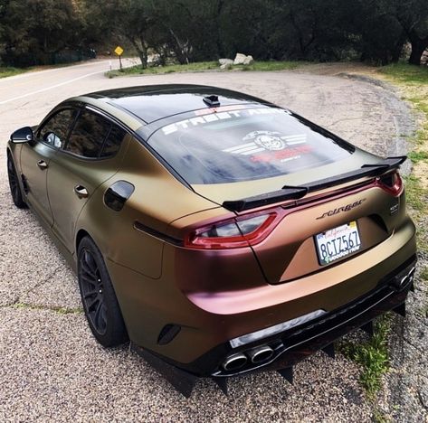 Custom Kia Stinger, Kia Stinger Gt Custom, Car Things, Kia Stinger, Cool Car Accessories, Dream Vehicles, Girly Car, Car Goals, Suv Cars