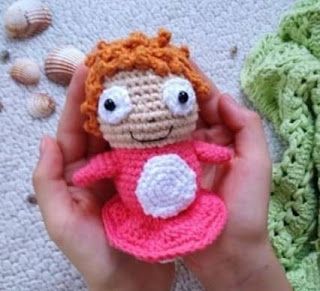 PATRONES AMIGURUMI GRATIS: PATRON GRATIS PONYO AMIGURUMI 55024 Crochet Hats, Amigurumi, Internet, Crochet, Hats