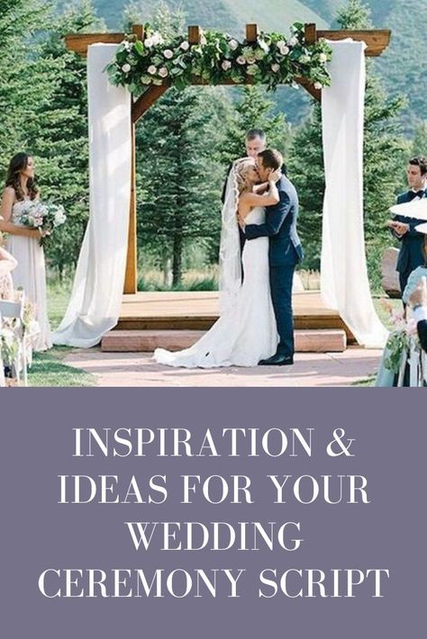 Modern Wedding Script, Wedding Ceremony Wording, Officiating A Wedding Script, Wedding Ceremony Script Christian, Officiant Wedding Script Outline, Traditional Wedding Ceremony Order, Wedding Ceremony Order Of Events, Ceremony Order Of Events, Wedding Officiant Business