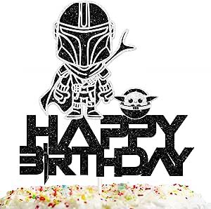 Happy Birthday Cartoon Cute, Storm Trooper Cake, Happy Birthday Cartoon, Star Wars Happy Birthday, Space Cake Topper, Star Wars Cake Toppers, Jungle Theme Cakes, Funny Cake Toppers, Birthday Cartoon