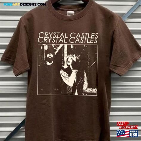 Comfort Color Crystal Music Album Shirt Pop Gift Tshirt Castles Classic Hoodie Check more at https://vibeartdesigns.com/product/comfort-color-crystal-music-album-shirt-pop-gift-tshirt-castles-classic-hoodie/ Fleetwood Mac Music, Doe Deer, Alice Glass, Crystal Castles, Crystal Castle, Shirt Designs For Men, Music Band, Music Gifts, Comfort Color