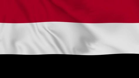 Republic of Yemen realistic waving flag. smooth seamless loop 4k video Yemen Flag, Waving Flag, Free Stock Video, Cityscape Photos, 4k Video, Nature Backgrounds, Yemen, Heart With Arrow, The Republic