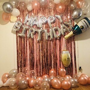 Surprise Birthday Decorations, Happy Birthday Balloon Banner, Birthday Decorations At Home, 18th Birthday Decorations, 16th Birthday Decorations, Birthday Room Decorations, Simple Birthday Decorations, 21st Birthday Decorations, Donut Birthday