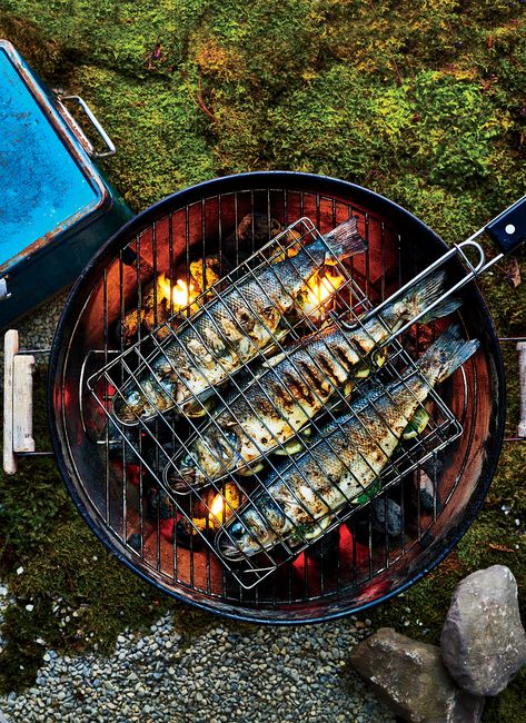 How to Grill a Whole Fish in 6 Easy Steps Seafood Camping Meals, Grill Ideas Backyard, Bbq Grill Ideas, Fish Bbq, Barbecue Fish, Whole Fish Recipes, Backyard Decorations, Bbq Fish, Grilled Fish Recipes