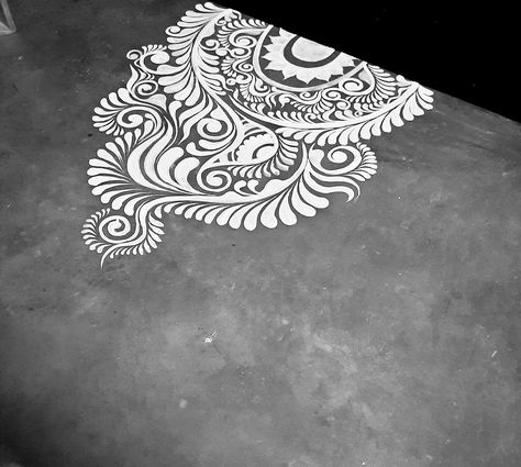 Kali Pujo, Alpona Art, Alpana Designs, Kolka Design, Hamsa Art, Kali Puja, Alpona Design, Rangoli Side Designs, Simple Rangoli Border Designs