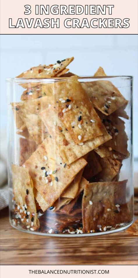 These crispy lavash crackers are the perfect companion for your favorite creamy dips. You only need three simple ingredients to make your own homemade lavash bread crackers! Lavash Bread Crackers, Lavish Crackers, Crispy Lavash, Homemade Lavash Bread, Lavash Bread Ideas, Lavash Bread Recipe, Lavash Crackers, Lavash Flatbread, Easy Homemade Crackers